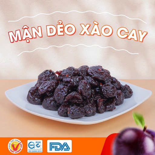 Mận dẻo xào cay
